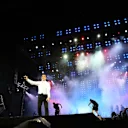 Robbie Williams in Concert. Formula One World Championship, Rd14, Singapore Grand Prix, Marina Bay Street Circuit, Singapore, Qualifying, Saturday, 20 September 2014 © Sutton Images. No reproduction without permission
