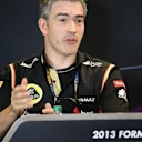 Nick Chester (GBR) Lotus Technical Director, in the Press Conference. Formula One World Championship, Rd18, United States Grand Prix, Practice, Austin, Texas, USA, Friday, 15 November 2013. © Sutton Images