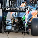 Force India VJM07 rear and rear wing detail. Formula One Testing, Jerez, Spain, Day One, Tuesday, 28 January 2014. © Sutton Images