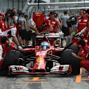 Fernando Alonso (ESP) Ferrari F14 T. Formula One World Championship, Rd13, Italian Grand Prix, Monza, Italy, Practice, Friday, 5 September 2014 © Sutton Images. No reproduction without permission