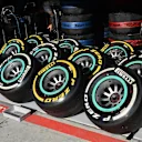 Pirelli tyres. Formula One World Championship, Rd3, Bahrain Grand Prix, Qualifying, Bahrain International Circuit, Sakhir, Bahrain, Saturday, 5 April 2014. © Sutton Images
