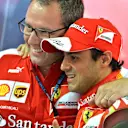 Felipe Massa (BRA) Ferrari and Stefano Domenicali (ITA) Ferrari General Director. Formula One World Championship, Rd19, Brazilian Grand Prix, Practice, Sao Paulo, Brazil, Friday, 22 November 2013. © Sutton Images