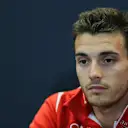 Jules Bianchi (FRA) Marussia F1 Team in the Press Conference. Formula One World Championship, Rd6, Monaco Grand Prix, Preparations, Monte-Carlo, Monaco, Wednesday, 21 May 2014. © Sutton Images