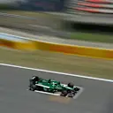Kamui Kobayashi (JPN) Caterham CT05. Formula One World Championship, Rd5, Spanish Grand Prix, Practice, Barcelona, Spain, Friday, 9 May 2014. © Sutton Images