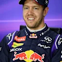 Sebastian Vettel (GER) Red Bull Racing in the Press Conference. Formula One World Championship, Rd7, Canadian Grand Prix, Qualifying, Montreal, Canada, Saturday, 7 June 2014. © Sutton Images