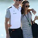 Jenson Button (GBR) McLaren and girlfriend Jessica Michibata (JPN). Formula One World Championship, Rd7, Canadian Grand Prix, Qualifying, Montreal, Canada, Saturday, 7 June 2014. © Sutton Images