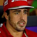 Fernando Alonso (ESP) Ferrari in the Press Conference. Formula One World Championship, Rd13, Italian Grand Prix, Monza, Italy, Preparations, Thursday, 4 September 2014