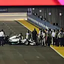 Nico Rosberg (GER) Mercedes AMG F1 W05 stalled on the grid. Formula One World Championship, Rd14, Singapore Grand Prix, Marina Bay Street Circuit, Singapore, Race Day, Sunday, 21 September 2014
