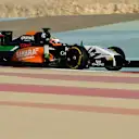 Sergio Perez (MEX) Force India VJM07. Formula One Testing, Day Three, Bahrain International Circuit, Sakhir, Bahrain, Friday, 21 February 2014