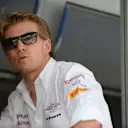 Nico Hulkenberg (GER) Force India F1. Formula One Testing, Day Two, Bahrain International Circuit, Sakhir, Bahrain, Friday, 28 February 2014