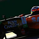 Nico Hulkenberg (GER) Force India VJM07. Formula One World Championship, Rd1, Australian Grand Prix, Practice, Albert Park, Melbourne, Australia, Friday, 14 March 2014