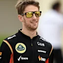 Romain Grosjean (FRA) Lotus F1. Formula One World Championship, Rd3, Bahrain Grand Prix, Preparations, Bahrain International Circuit, Sakhir, Bahrain, Thursday, 3 April 2014
