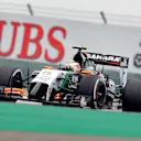 Sergio Perez (MEX) Force India VJM07. Formula One World Championship, Rd4, Chinese Grand Prix, Practice, Shanghai, China, Friday, 18 April 2014