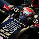 Pastor Maldonado (VEN) Lotus E22. Formula One World Championship, Rd9, British Grand Prix, Practice, Silverstone, England, Friday, 4 July 2014