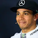 Lewis Hamilton (GBR) Mercedes AMG F1 in the Press Conference.
Formula One World Championship, Rd3, Bahrain Grand Prix, Qualifying, Bahrain International Circuit, Sakhir, Bahrain, Saturday 5 April 2014. © Sutton Motorsport Images
