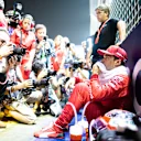 SINGAPORE, SINGAPORE - SEPTEMBER 22: Charles Leclerc of Monaco and Ferrari prepares to drive on the grid before the F1 Grand Prix of Singapore at Marina Bay Street Circuit on September 22, 2019 in Singapore. (Photo by Lars Baron/Getty Images)