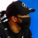 HAMILTON Lewis (gbr), Mercedes AMG F1 GP W11 Hybrid EQ Power+, portrait, qualifying press conference during the Formula 1 Pirelli British Grand Prix 2020, from July 31 to August 02, 2020 on the Silverstone Circuit, in Silverstone, United Kingdom - Photo Xavi Bonilla / DPPI