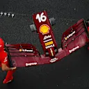 The front wing of the Ferrari SF1000