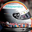 Side view of Sebastian Vettel's Turkish GP helmet