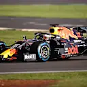 NORTHAMPTON, ENGLAND - FEBRUARY 12: Max Verstappen of the Netherlands driving the (33) Aston Martin