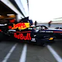 NORTHAMPTON, ENGLAND - FEBRUARY 12: Max Verstappen of the Netherlands driving the (33) Aston Martin