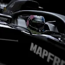 These teaser images of the testing livery are the closest we'll get to seeing the car until the team arrives in Barcelona