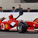 The F2002 at auction, during the 2019 season-finale weekend