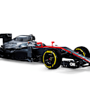 The pre-season livery used by McLaren for their MP4-30. Chrome was later swapped to black...