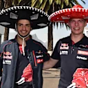 Carlos Sainz and Max Verstappen get into the Mexican swing of things. © Sutton Motorsport Images