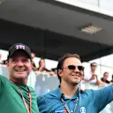 Rubens Barrichello and Felipe Massa during the Brazilian GP on November 11, 2018 in Autodromo Jose Carlos Pace, Brazil. (Photo by Mark Sutton / Sutton Images)