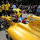 Jolyon Palmer (GBR) Renault Sport F1 Team RS16 at Goodwood Festival of Speed, Goodwood, England, 24-26 June 2016. © Sutton Images