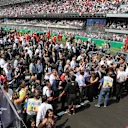 Grid, at Formula One World Championship, Rd17, Mexican Grand Prix, Race, Circuit Hermanos Rodriguez, Mexico City, Mexico, Sunday 1 November 2015. © FOWC Ltd