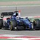 Valtteri Bottas (FIN) Williams FW36 with aero sensor. Formula One Testing, Day One, Bahrain International Circuit, Sakhir, Bahrain, Thursday, 27 February 2014 © Sutton Images. No reproduction without permission