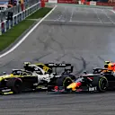 Nico Hulkenberg (GER) Renault F1 Team RS19 and Alexander Albon (THA) Red Bull Racing RB15 battle for position.
01.09.2019. Formula 1 World Championship, Rd 13, Belgian Grand Prix, Spa Francorchamps, Belgium, Race Day.
- www.xpbimages.com, EMail: requests@xpbimages.com - copy of publication required for printed pictures. Every used picture is fee-liable. © Copyright: Charniaux / XPB Images