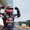 Race winner Daniel Ricciardo (AUS) Red Bull Racing celebrates in parc ferme. Formula One World Championship, Rd11, Hungarian Grand Prix, Race Day, Hungaroring, Hungary. Sunday, 27 July 2014