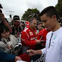 Pascal Wehrlein (GER) Mercedes AMG F1 Test and Reserve Driver signs autographs for the fans at Formula One World Championship, Rd1, Australian Grand Prix, Preparations, Albert Park, Melbourne, Australia, Thursday 12 March 2015. © Sutton Motorsport Images