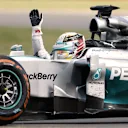 Race winner Lewis Hamilton (GBR) Mercedes AMG F1 W05 celebrates.
Formula One World Championship, Rd9, British Grand Prix, Race Day, Silverstone, England, Sunday 6 July 2014.
BEST IMAGE © Sutton Motorsport Images