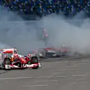 Sebastian Vettel and Kimi Raikkonen at Ferrari’s Finali Mondiali event, Daytona International Speedway, Florida, USA, December 2016 © Ferrari