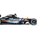 The new livery on the Force India VJM07 at the Sahara Force India 2015 Team Launch, Museo Soumaya, Mexico City, Mexico, 21 January 2015. ©Force India