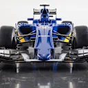 The new Sauber C34 at the Sauber C34 Launch, Sauber Factory, Hinwil, Switzerland, 30 January 2015. ©Sauber

