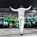 Race winner Nico Rosberg (GER) Mercedes AMG celebrates with the team at Formula One World Championship, Rd8, Austrian Grand Prix, Race, Spielberg, Austria, Sunday 21 June 2015. © Sutton Motorsport Images