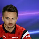 Will Stevens (GBR) Marussia	 at the press conference at Formula One World Championship, Rd4, Bahrain Grand Prix Preparations, Bahrain International Circuit, Sakhir, Bahrain, Thursday 16  April 2015. © Sutton Motorsport Images