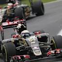 Romain Grosjean (FRA) Lotus E23 Hybrid at Formula One World Championship, Rd18, Brazilian Grand Prix, Practice, Interlagos, Sao Paulo, Brazil, Friday 13 November 2015. © Sutton Motorsport Images