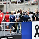 Drivers parade at Formula One World Championship, Rd18, Brazilian Grand Prix, Race, Interlagos, Sao Paulo, Brazil, Sunday 15 November 2015. © Sutton Motorsport Images