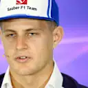 Marcus Ericsson (SWE) Sauber during the Press Conference at Formula One World Championship, Rd9, British Grand Prix, Preparations, Silverstone, England, Thursday 2 July 2015. © Sutton Motorsport Images