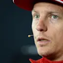 Kimi Raikkonen (FIN) Ferrari in the press conference at Formula One World Championship, Rd9, British Grand Prix, Preparations, Silverstone, England, Thursday 2 July 2015. © Sutton Motorsport Images