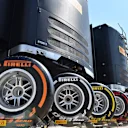 Pirelli tyres at Formula One World Championship, Rd9, British Grand Prix, Preparations, Silverstone, England, Thursday 2 July 2015. © Sutton Motorsport Images