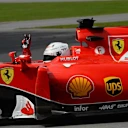 Sebastian Vettel (GER) Ferrari SF15-T waves to t he crowd at the end of the race at Formula One World Championship, Rd7, Canadian Grand Prix, Race, Montreal, Canada, Sunday 7 June 2015. © Sutton Motorsport Images