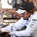 Fernando Alonso (ESP) McLaren signs autographs for the fans at Formula One World Championship, Rd7, Canadian Grand Prix, Preparations, Montreal, Canada, Thursday 4 June 2015. © Sutton Motorsport Images