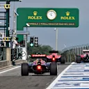 Carlos Sainz jr (ESP) Scuderia Toro Rosso STR10 leaves the pitlane at Formula One World Championship, Rd10, Hungarian Grand Prix, Preparations, Hungaroring, Hungary, Thursday 23 July 2015. © Sutton Motorsport Images